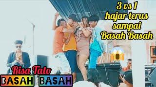 3 vs 1 NANCEUB TERUS AJIB - BASAH BASAH  RISA TATO  RAMPAK BAJIDOR  BIDUAN YANG INI BIKIN PUASSS