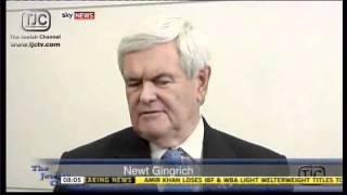 Presidential hopeful Newt Gingrich Palestinians an invented people