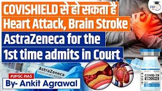 AstraZeneca Admits its Covid Vaccine Covishield Can Cause Heart Attack Brain Stroke  UPSC