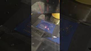 PCB soldermask with laser machine