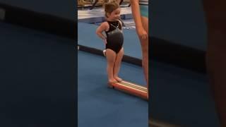 Shawn Johnson’s little girl follows her mother’s footsteps 