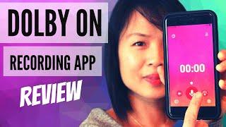 Dolby On - App Review  VideoAudio RecordingLive Streaming Noise Reduction  Recording App