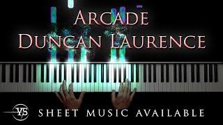 Duncan Laurence - Arcade - Piano Cover Arr. Yannick Streibert