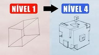 4 Etapas para DOMINAR o Desenho em Perspectiva 