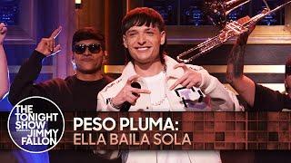 Peso Pluma Ella Baila Sola  The Tonight Show Starring Jimmy Fallon