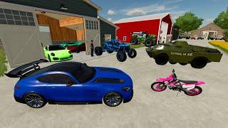 Buying the WORST abandoned barns from a millionaire  Farming Simulator 22