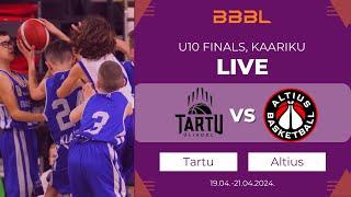 Tartu 2014 vs TalTechAltius 2014  BBBL boys U10 Finals Stage  Bronze game