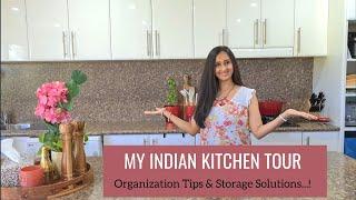 Kitchen Organization Ideas  Indian Kitchen Tour