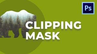 Как создать Clipping Mask Обтравочная Маска  в Фотошопе