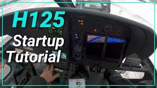 H125 Startup tutorial how EASY is it to start a helicopter??