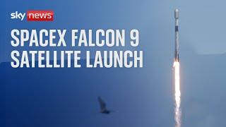 Watch SpaceX Falcon 9 satellite launch