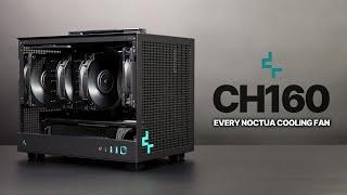 All Black SFF Gaming PC Build  DeepCool CH160  Noctua NH-D12L chromax.black  Radeon 7900 XT