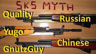 SKS Myth Yugo best quality vs. Russian & Chinese. M5966A1.