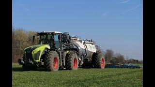 Gärreste ausbringen Claas Xerion 4000 SGT Fass Fendt John Deere