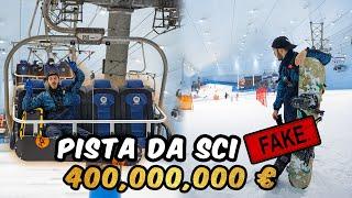 PISTA da SCI PIÙ ASSURDA DEL MONDO da 400 MILIONI di euro NEL DESERTO *sciare a Dubai*