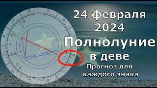 24 февраля 2024 Полнолуние гороскоп для каждого знака