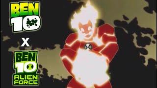 Heatblast Transformation With Alien Force Sound Effects  Ben 10 ClassicAlien Force