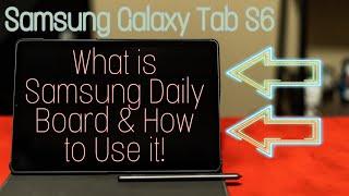 Samsung Daily Board  Galaxy Tab S6