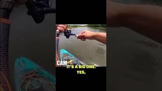 Nerf Fishing rod catches GIANT fish #fishing #nerf #bassfishing