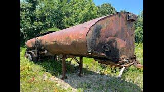 Fruehauf 5000 Gallon Tandem Asphalt Tanker Trailer