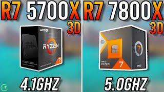 Ryzen 7 5700X3D vs Ryzen 7 7800X3D - 1080p1440p4K