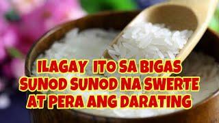 ILAGAY SA BIGAS SWERTE AT PERA ANG DARATING SAYO NGAYONG 2023  GIO AND GWEN LUCK AND MONEY CHANNEL