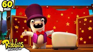 RABBIDS INVASION 1H Compilation  The Magician Rabbids  New episodes  Cartoon for kids