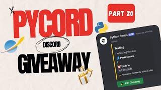 Giveaway System for Your Discord Bot with Pycord