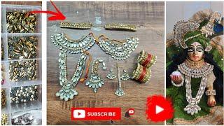 laddu gopal jewellery making janmashtmi special  Radhakrishna jewellery making 