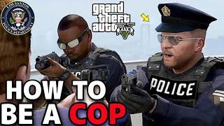 HOW TO BE A COP IN GTA 5 - STORY MODE OFFLINE