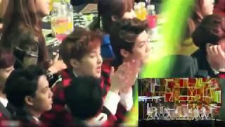17109 EXO reaction to Got A Boy - Seoul Music Awards