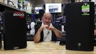 How To setup Powered Speaker Inputs Line Level Vs Gain Setting  Mackie vs ALTO  QD002  20200807