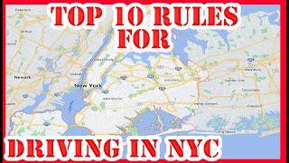 10 Rules I Learned Driving in NEW YORK CITY For the FIRST Time
