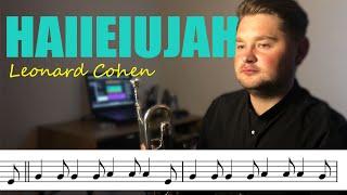 Hallelujah - Trumpet with Sheet Music  Notes