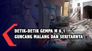 Detik-Detik Gempa M 61 Guncang Malang dan Sekitarnya