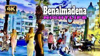 BENALMADENA SPAIN - Evening Walk - costa del sol andalusia 4K 60fps HDR