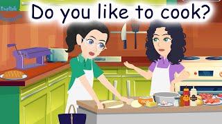 Basic Cooking Verbs for Beginners  Learn English Conversation Do you like to cook?