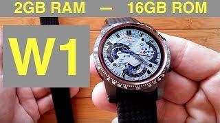 AllCall W1 Android 5.1 2GBRAM16GBROM Smartwatch with BLUETOOTH CALLING Unboxing and Review