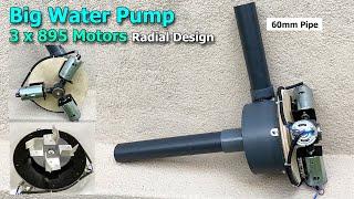 How To Make Powerful Water Pump with PVC