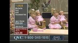 Olsen twins  on shopping channel.Age 5. 1991