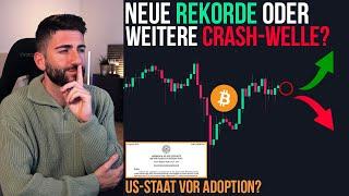 Die wichtigste Phase für Bitcoin beginnt jetzt US-Bundesstaat vor BTC Adoption? Krypto News