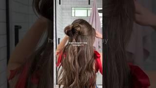 heart shaped v-day hairstyle  #hairstyle #hairtutorial