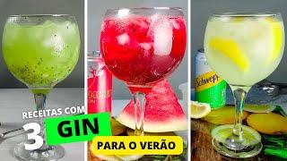 Os Melhores drinks com GIN para o Verão