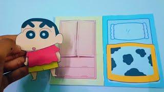 DIY Shinchan house quiet bookShinchan cartoon house@JOICE ART