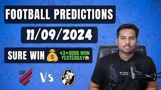 Football Predictions Today 1192024  Soccer Predictions Football Betting Tips - Copa Do Brazil