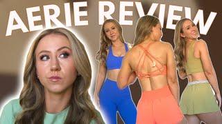 NEW Aerie OFFLINE Activewear Review  Dresses Flare Leggings and More