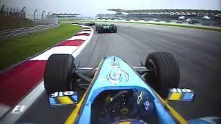 Fernando Alonsos Superb Start  2004 Malaysian Grand Prix