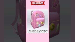 PREPPY ACCESSORY AND HAIR ID CODE FOR BROOKHAVEN RP #shorts