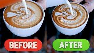 5 MOST COMMON Latte Art MISTAKESand fixing them