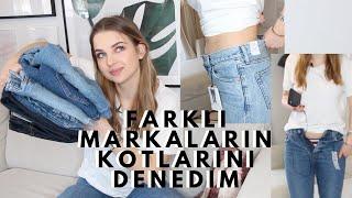 Farklı Markaların Kot Pantolonunu Denedim  H&M Zara Mango Levis....